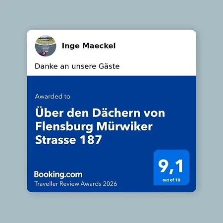 Apartament Ueber Den Daechern Von Muerwiker Strasse 187 Flensburg